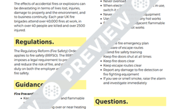 Fire Safety Toolbox Talk Template Haspod For Toolbox Meeting Template Doc