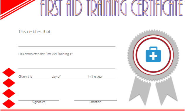 First Aid Certificate Template Free 7 Greatest Choices With Best Lifeway Vbs Certificate Template