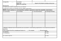 First Article Inspection Form Eaton Download Printable Throughout First Aid Log Sheet Template
