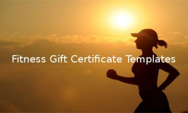 Fitness Gift Certificate Templates 7 Free Word Pdf Within Best 5K Race Certificate Template 7 Extraordinary Ideas