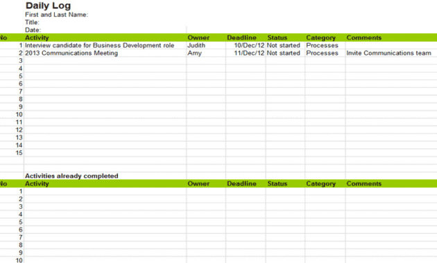 Follow Up Template Emmamcintyrephotography Pertaining To Employee Performance Log Template