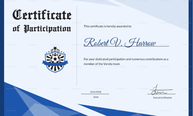 Football Award Certificate Design Template In Psd Word Intended For Best Best Coach Certificate Template