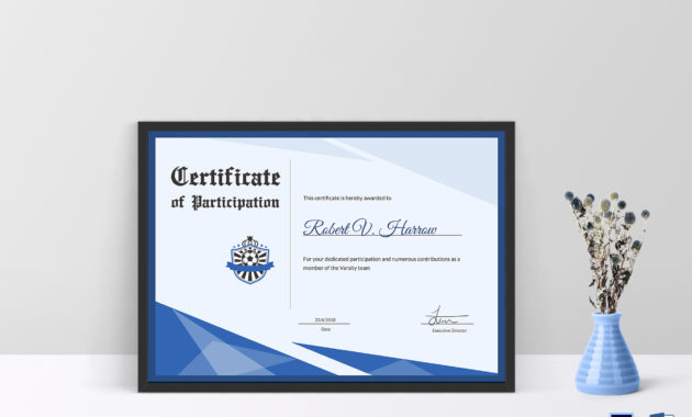 Football Award Certificate Design Template In Psd Word Regarding Best Coach Certificate Template
