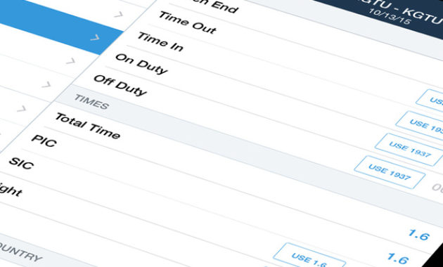 Foreflight Digital Pilot Logbook For Ipad And Iphone Regarding Amazing Aircraft Log Book Template
