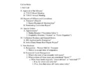 Formal Meeting Agenda Template For Non Profit Organization Pertaining To Best Agenda Template For Nonprofit Board Meeting