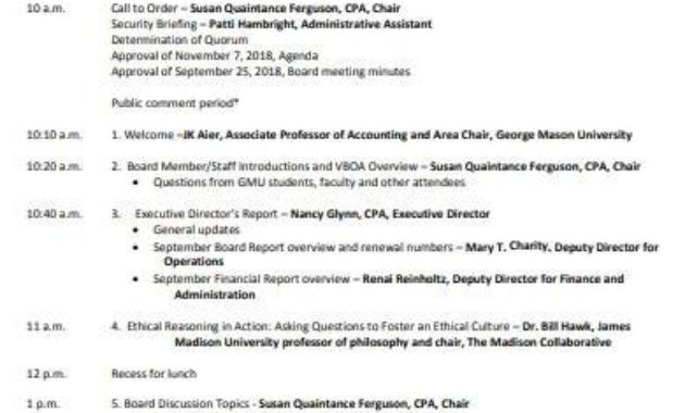 Free 10 Charity Meeting Agenda Samples Templates In Pdf Intended For Best Agenda Template For Nonprofit Board Meeting