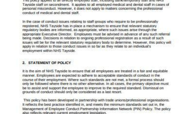 Free 10 Employee Conduct Policy Samples In Pdf Ms Word Within Business Ethics Policy Template