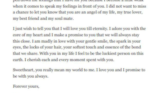Free 10 Love Letters For Girlfriend In Ms Word Pdf Intended For Best Girlfriend Certificate 10 Love Templates