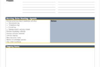 Free 10 Meeting Agenda Templates In Pdf Free Premium Pertaining To Amazing Sales Meeting Agenda Template