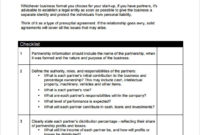 Free 10 Sample Business Partnership Agreement Templates Inside Business Contract Template For Partnership