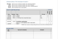 Free 10 Sample Meeting Agenda Templates In Pdf Ms Word With Quality Level 10 Meeting Agenda Template