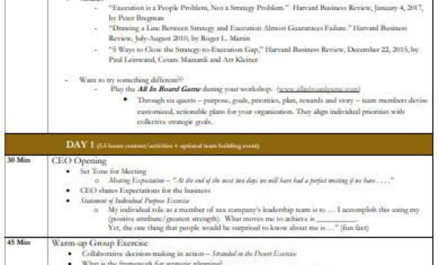 Free 10 Strategy Meeting Agenda Samples In Pdf In Free Planning Session Agenda Template