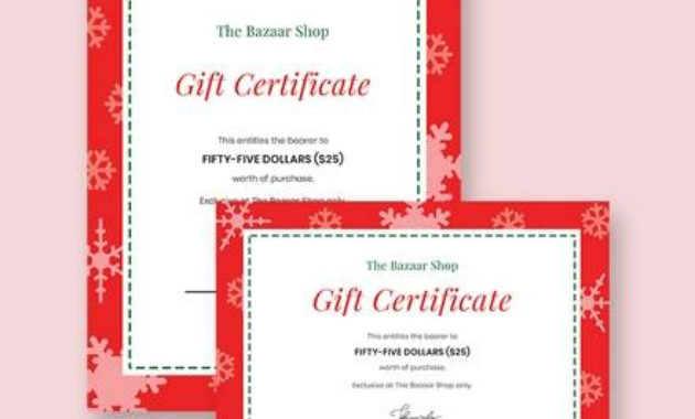 Free 11 Gift Certificate Templates In Ai Indesign Ms With Regard To Gift Certificate Template Publisher