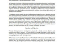 Free 11 Presentence Investigation Report Samples In Pdf Doc With Printable Presentence Investigation Report Template