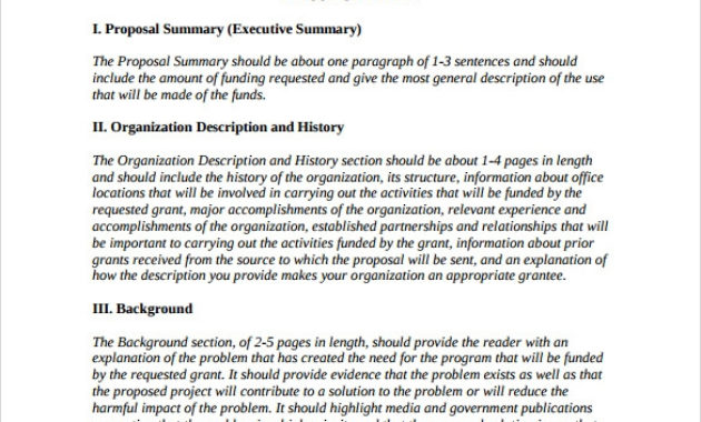 Free 11 Sample Grant Proposals In Pdf Ms Word Pages Intended For Amazing Government Proposal Template