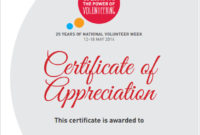 Free 11 Sample Volunteer Certificate Templates In Pdf In Volunteer Of The Year Certificate Template