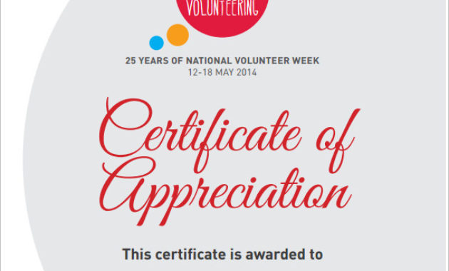 Free 11 Sample Volunteer Certificate Templates In Pdf In Volunteer Of The Year Certificate Template