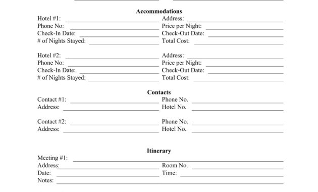 Free 12 Expense Report Forms In Word Pdf Regarding Business Trip Report Template Pdf