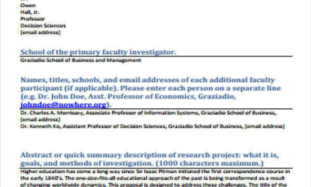 Free 12 Grant Writing Samples And Templates In Pdf With Writing A Grant Proposal Template