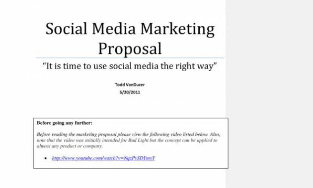 Free 12 Social Media Marketing Proposal Templates In Pdf In Awesome Advertising Proposal Template