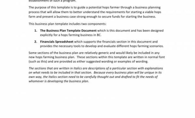 Free 13 Farm Business Plan Templates In Pdf Ms Word In Free Agriculture Business Plan Template