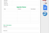 Free 13 Sales Meeting Agenda Templates In Pdf Word Within Amazing Sales Team Meeting Agenda Template