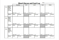 Free 16 Sample Printable Food Log Templates In Pdf Ms With Regard To Amazing Diabetes Food Log Template