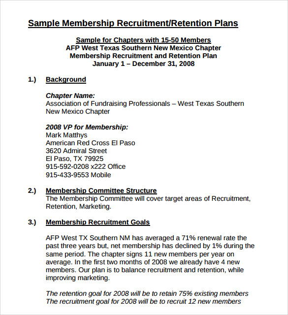 Free 16 Sample Recruitment Plan Templates In Pdf Google Regarding Staffing Agency Business Plan Template