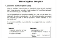 Free 19 Sample Marketing Plan Templates In Google Docs Regarding Very Simple Business Plan Template