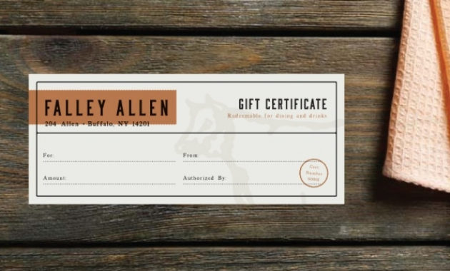 Free 20 Gift Certificates In Psd Ai Ms Word Vector Pertaining To Printable Restaurant Gift Certificates Printable