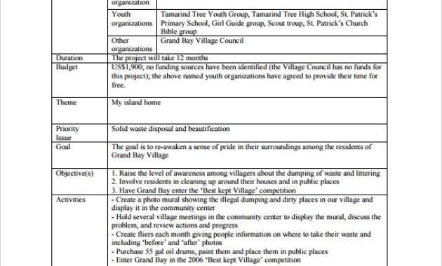 Free 22 Sample Project Proposal Templates In Google Docs Inside Quality One Page Project Proposal Template