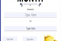 Free 23 Blank Award Certificates In Pdf Ppt Pertaining To Best Employee Of The Month Certificate Template