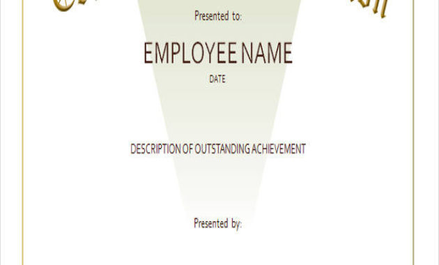 Free 23 Blank Award Certificates In Pdf Ppt With Free Employee Appreciation Certificate Template