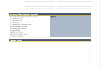 Free 30 Meeting Agenda Samples In Ms Word Pdf Inside Sales Meeting Agenda Template