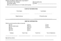Free 30 Reservation Forms In Pdf Pertaining To Printable Meeting Request Template