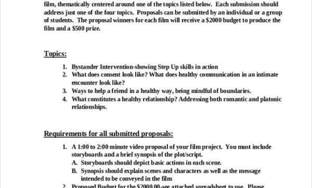 Free 33 Business Proposal Formats In Ms Word Pdf Regarding Short Proposal Template