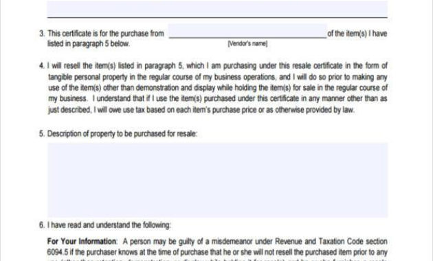 Free 35 Certificate Forms In Pdf Inside Resale Certificate Request Letter Template