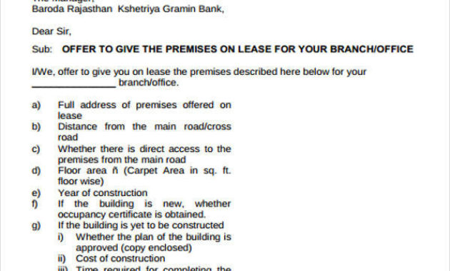 Free 40 Business Proposal Letter Templates In Pdf Ms Inside Business Lease Proposal Template