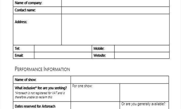 Free 42 Information Sheet Templates In Pdf Ms Word With Regard To Business Information Form Template