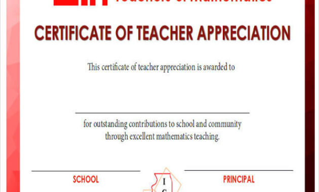 Free 43 Printable Award Certificates In Ms Word Psd Regarding Free Teacher Appreciation Certificate Free Printable