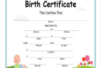 Free 50 Certificate Examples In Pdf Examples Pertaining To Best Build A Bear Birth Certificate Template