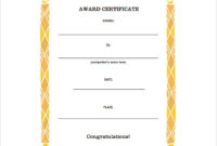 Free 55 Printable Award Certificate Templates In Ai Pertaining To Printable Pages Certificate Templates