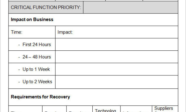 Free 6 Business Impact Analysis Samples In Google Docs Regarding Business Analyst Report Template