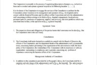 Free 7 Sample Business Consulting Agreement Templates In In Business Management Contract Template