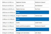 Free 7 Training Agenda Samples In Pdf Ms Word Throughout Workshop Agenda Template