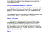 Free 7 Wedding Agenda Examples Samples In Pdf Examples Regarding Awesome Wedding Reception Agenda Template