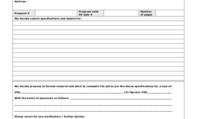 Free 8 Job Proposal Forms In Pdf Ms Word Within Employment Proposal Template
