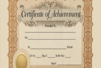 Free 8 Sample Blank Certificate Templates In Pdf Ms Word With Blank Certificate Of Achievement Template