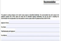 Free 8 Sample Leadership Recommendation Letter Templates For Amazing Student Leadership Certificate Template