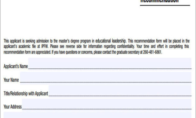 Free 8 Sample Leadership Recommendation Letter Templates For Amazing Student Leadership Certificate Template